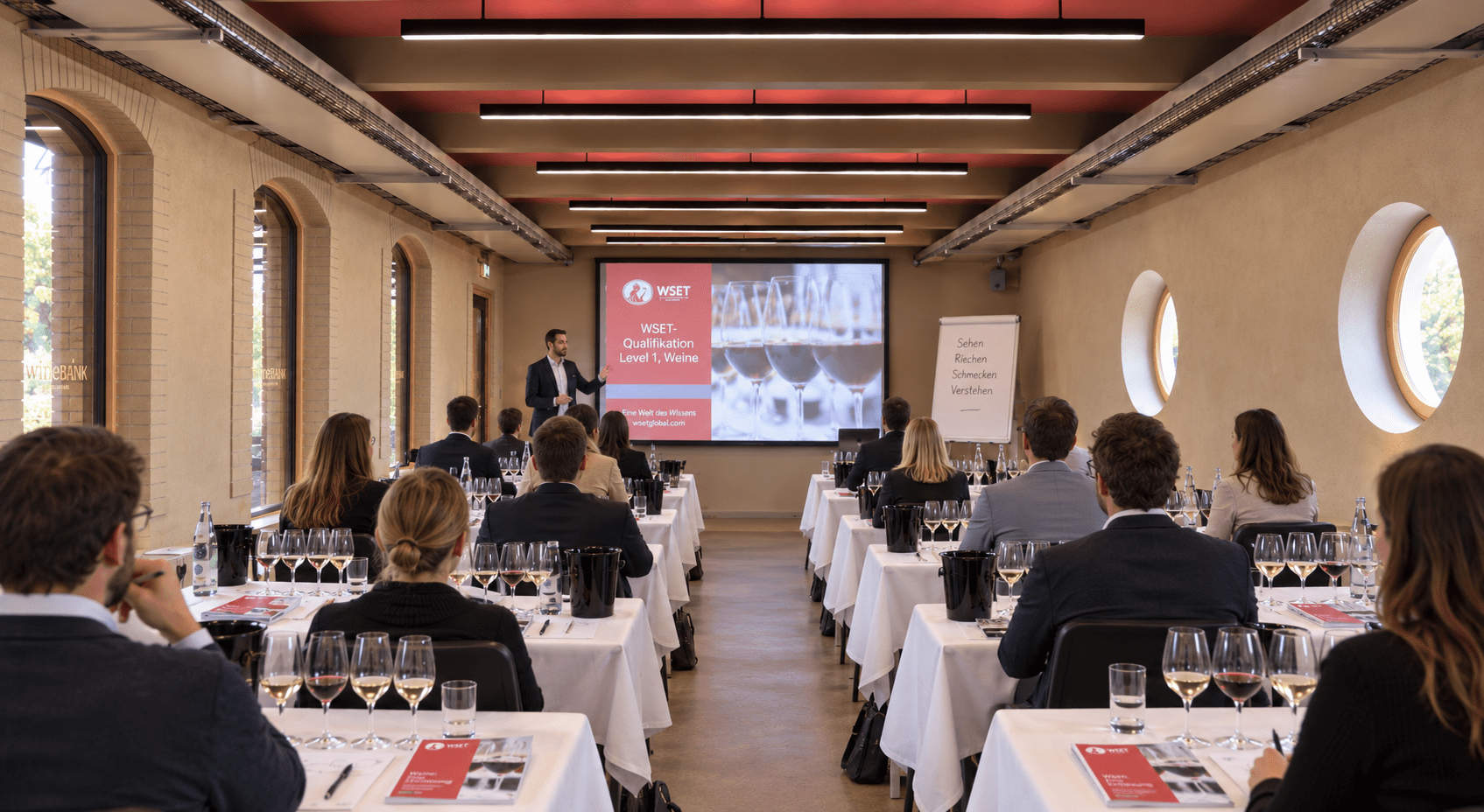 WSET Level 1 in der wineBANK Niederrhein in Mönchengladbach