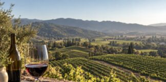 Weinberge im Napa Valley mit Bezug zu Klima und Weinstil